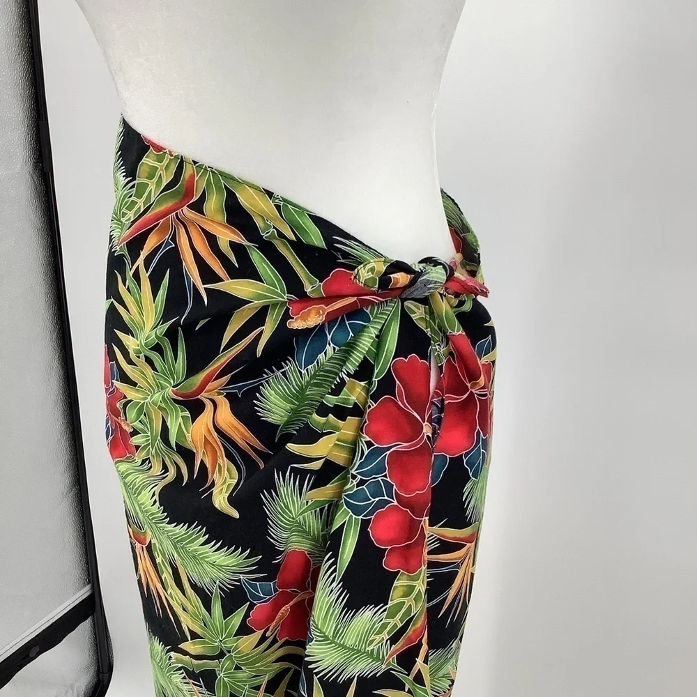 Hawaiian Sarong & Scrunchie Matching Set